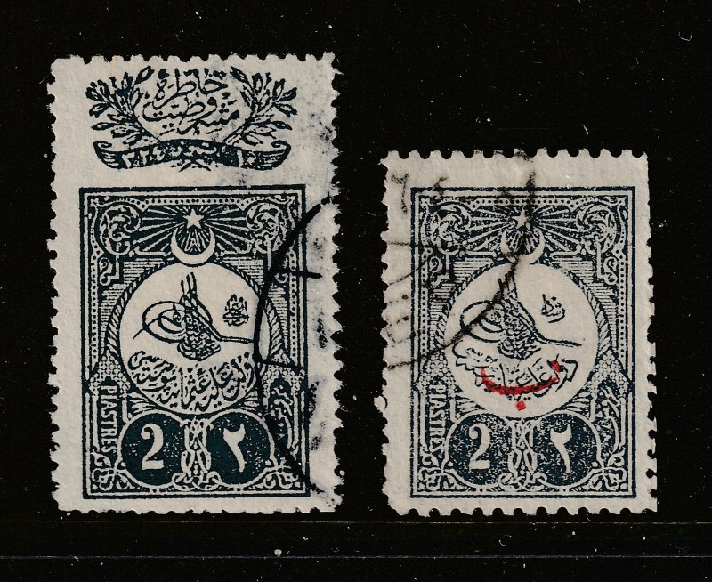 Turkey x 2 good cv items from 1908-09