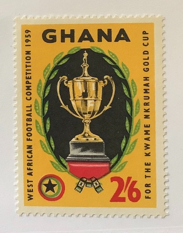 Ghana 1959 Scott 65 MNH - 2.6sh, Football championships, Kwame Nkrumah Gold Cup