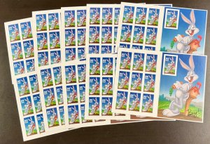 3137  Bugs Bunny MNH Lot of 10 sheets 32 c stamps  FV $32 1997