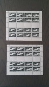 Israel Scott #237a Hunger Tete Beche Sheet Wholesale Lot of 4 MNH!!