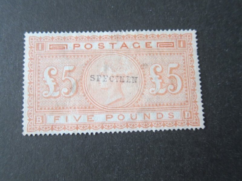 Great Britain 1882 Sc 93 QV SPECIMENT (no GUM)