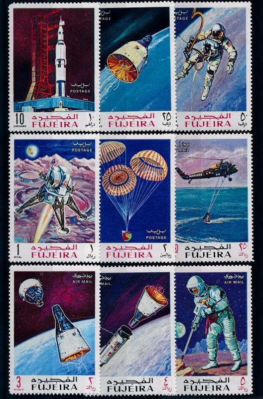 [64517] Fujeira 1969 Space Travel Weltraum  MNH