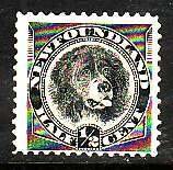 Newfoundland-Sc#58- id11-unused, hinge remnant og 1/2c black-Dogs-1894-