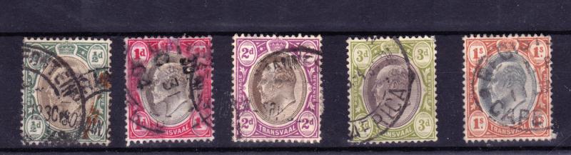 Transvaal, South Africa  1904 KEVII set to 1/-