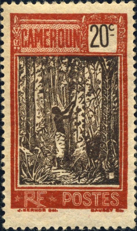 CAMEROUN - 1927 - Yv.135/Mi.98 20c rouge & brun - Neuf*