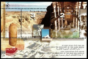 Israel 1997 - Discovery Cairo Geniza - Souvenir Stamp Sheet - Scott #1306 - MNH