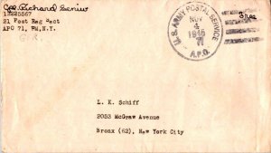 United States A.P.O.'s Soldier's Free Mail 1945 U.S. Army Postal Service, A.P...