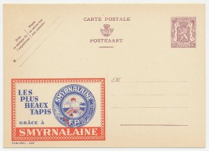 Publibel - Postal stationery Belgium 1948 Carpets - Smyrnalaine