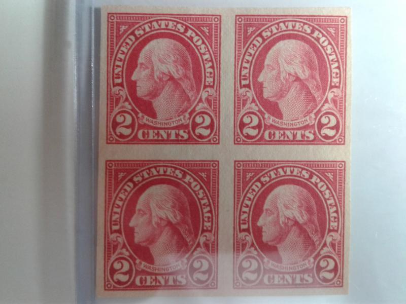 SCOTT # 577 BLOCK OF 4 INCREDIBLE MINT NEVER HINGED GEMS !!