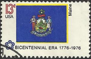 # 1655 USED STATE FLAG MAINE