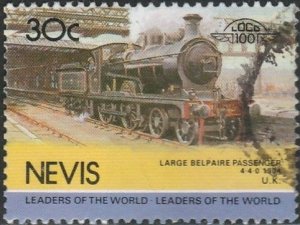 Nevis,  #195b Used From 1983-86