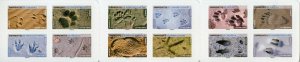 France 2021 MNH Wild Animals Stamps Animal Footprints Birds 12v S/A Booklet