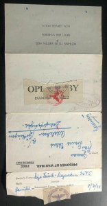 1944 Jamaica Prisoner of War Womens Internment Camp Cover to Adelberg Germany