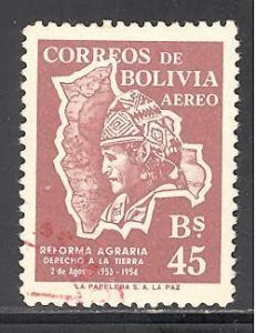 Bolivia C179 used SCV $ 0.25 (DT)