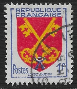 France #785 1fr Arms of Comtat Venaissin