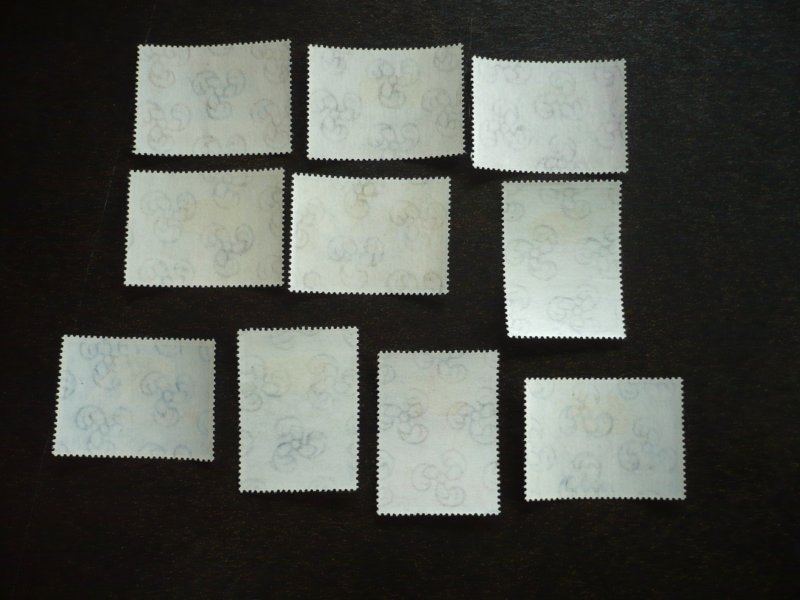 Stamps - San Marino - Scott# 540-549 - Mint Hinged Set of 10 Stamps