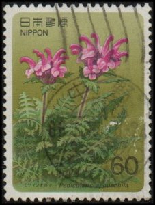 Japan 1583 - Used - 60y Louse-wort (1986)