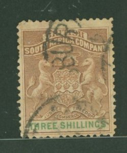 Rhodesia (1890-1923) #12 Used Single