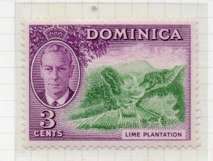 Dominica 1950 Early Issue Fine Mint Hinged 3c. NW-95242