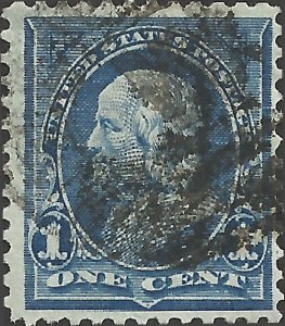 # 264 Blue Used Ben Franklin