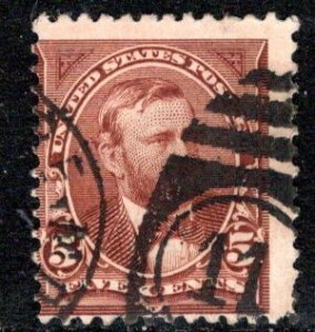 United States Scott # 255, used