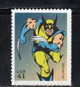 4159J *  WOLVERINE * MARVEL COMICS *   US Postage Stamp MNH