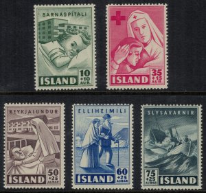 Iceland #B7-11*  CV $4.25