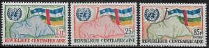 Central Africa #14-6 MNH Set - Admission to the United Nations