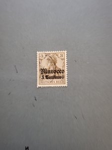 Stamps German Offices in Morocco Scott #33 used