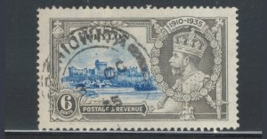 Ceylon 1935 Silver Jubilee Omnibus Issue 6c Scott # 260 Used