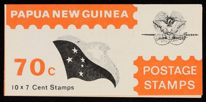 PAPUA NEW GUINEA 1973 Telecom 70c Booklet with Burney advert. MNH **.