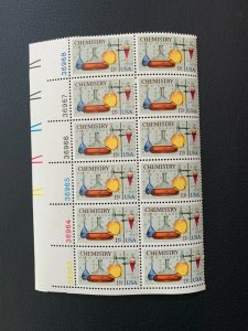 Scott 1685 1976 13c Chemistry Centenary Plate Block of 12, MNH