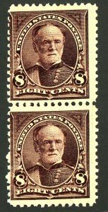 U.S. #272 MINT PAIR OG NH
