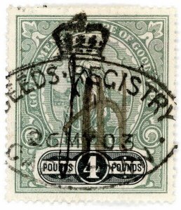 (I.B) Cape of Good Hope Revenue : Stamp Duty £4 (1898)