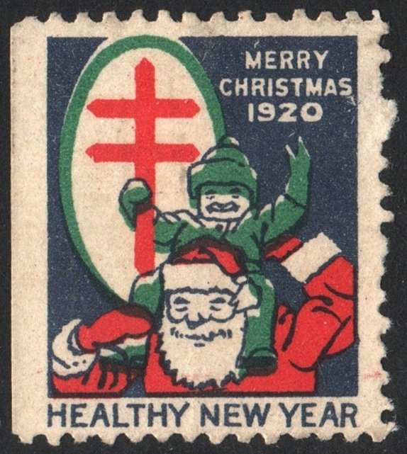 WX27 Christmas Seal (1920) No Gum