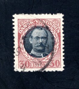 Danish West Indies #48,  VF,  Used,   CV $52.50 ....1630046