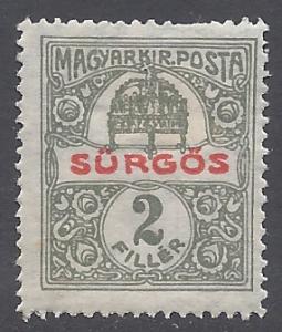 Hungary 1916 #E1 Unused HR