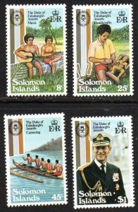 Solomon Islands Sc #453-456 Mint Hinged