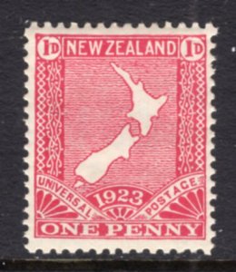 New Zealand 175 Map MNH VF