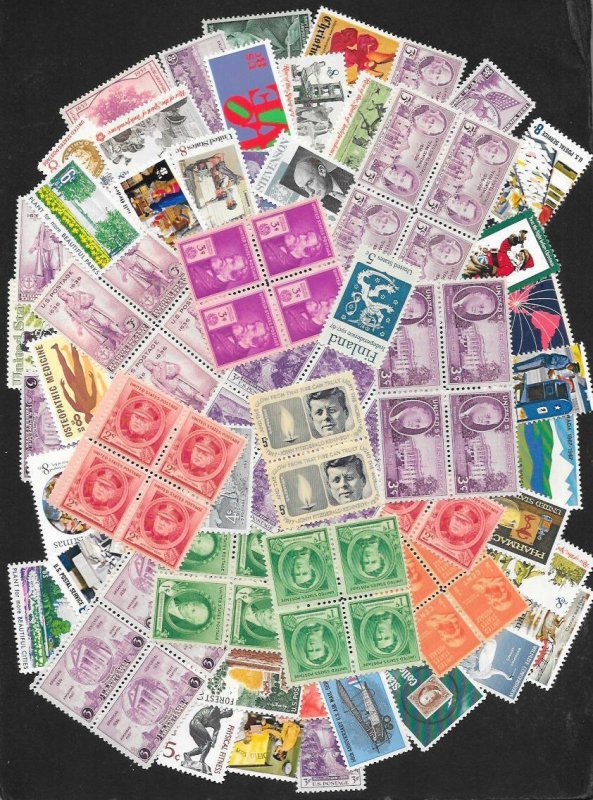 UNITED STATES Postage Lot Face Value=$87+