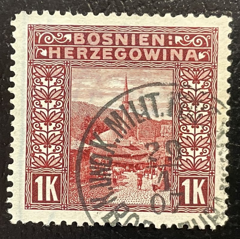 Bosnia and Herzegovina #14,43 Used VF 1906 Mosque [R306]