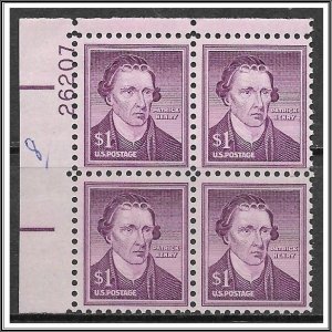 US Plate Block #1052a Patrick Henry Liberty Series MNH