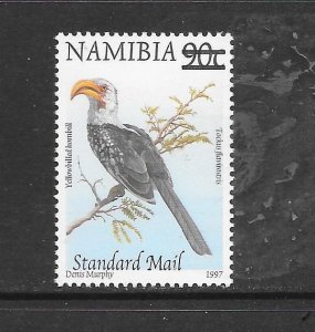 BIRDS - NAMIBIA #1072 SURCHARGE MNH