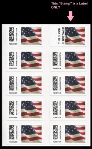 US CVP108 CVPT24 Old Glory Kiosk ATM F sheet Not Valid MNH 2018