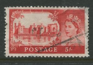 STAMP STATION PERTH Great Britain #372 QEII Castle Definitive Used CV$0.50.