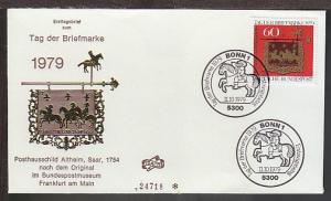 Germany B564 Sign 1979 U/A FDC E222