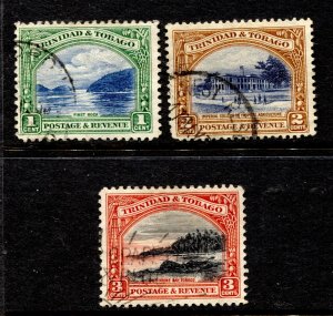 Trinidad & Tobago #34-36 USED 3 SINGLES