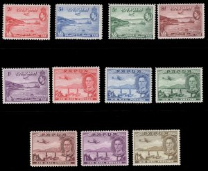 MOMEN: PAPUA NEW GUINEA SG #158-168 1938 MINT OG NH £100+ LOT #67763*