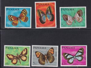 Panama # 483-483E, Butterflies, NH, 1/2 Cat.