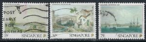 Singapore 559-61 Used 1990 Part Set (ak5084)